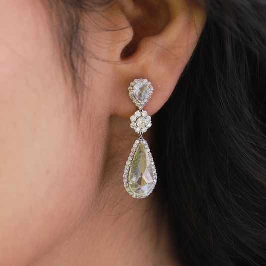 Diamond Drop Earrings