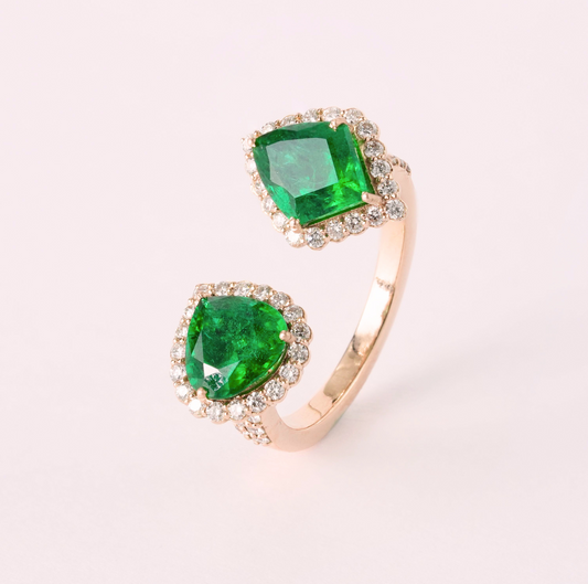 Verdant Duet Ring