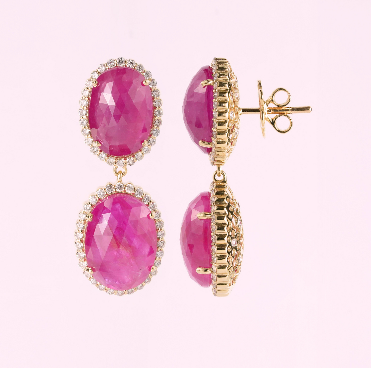 Rang Mahal Ruby Earrings