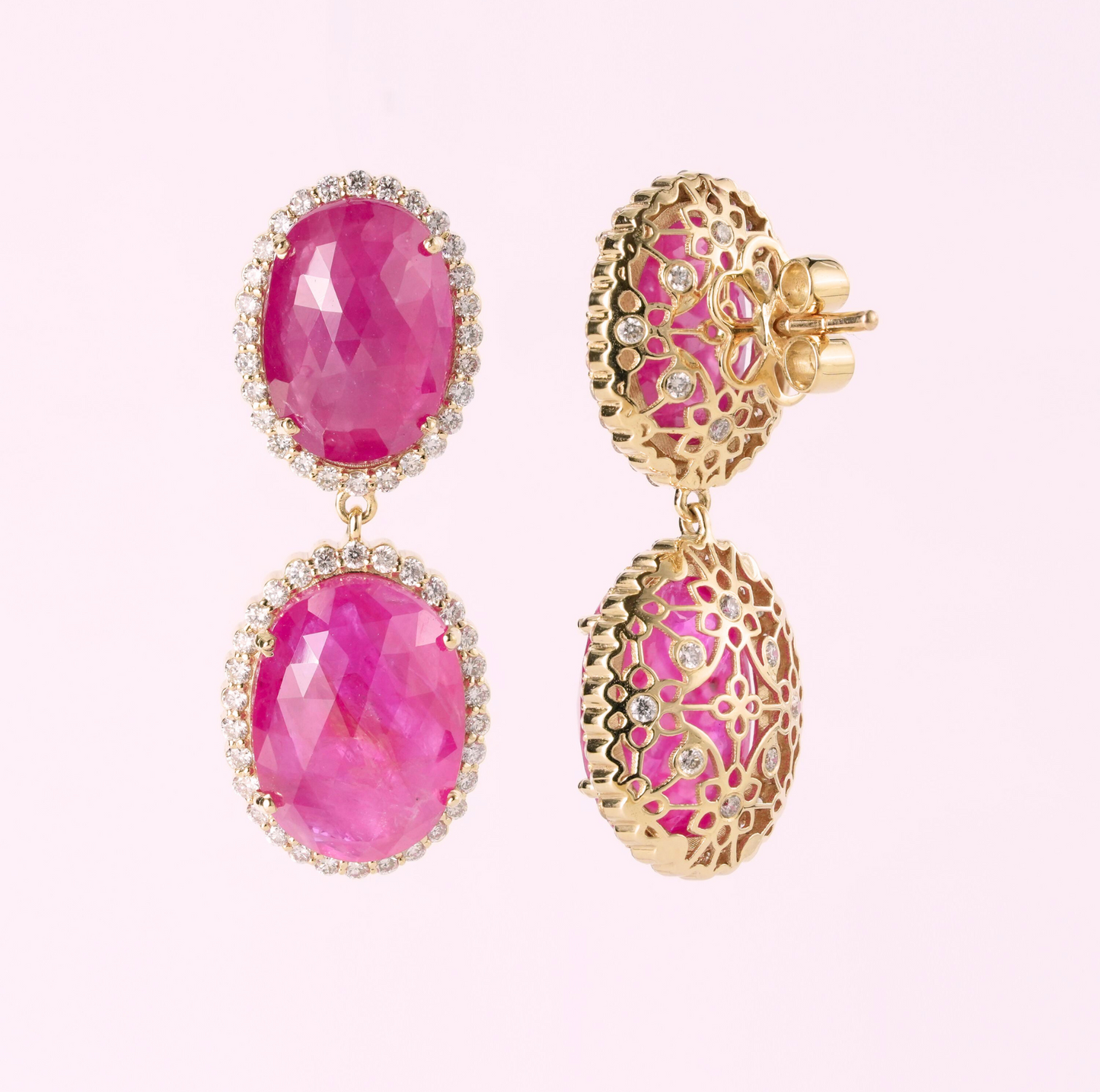 Rang Mahal Ruby Earrings