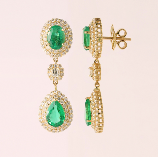 Verde Étoile Earrings